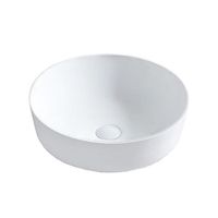 Trendy Taps Premium Quality Counter Mounted White Round Basin